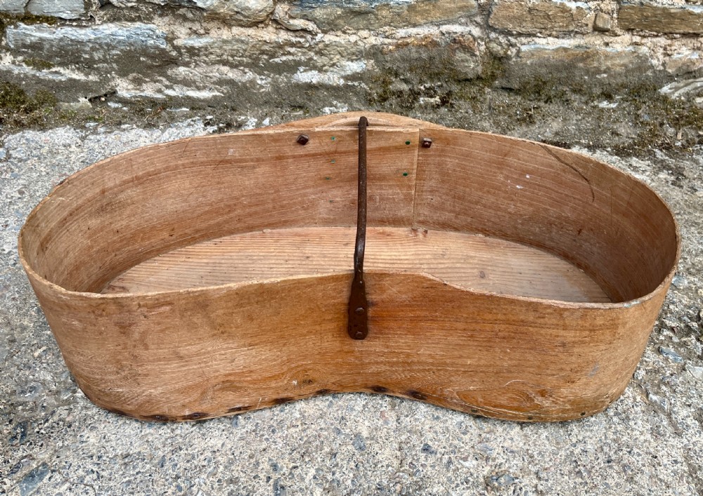 Antique East Anglian Bentwood Seed Lip