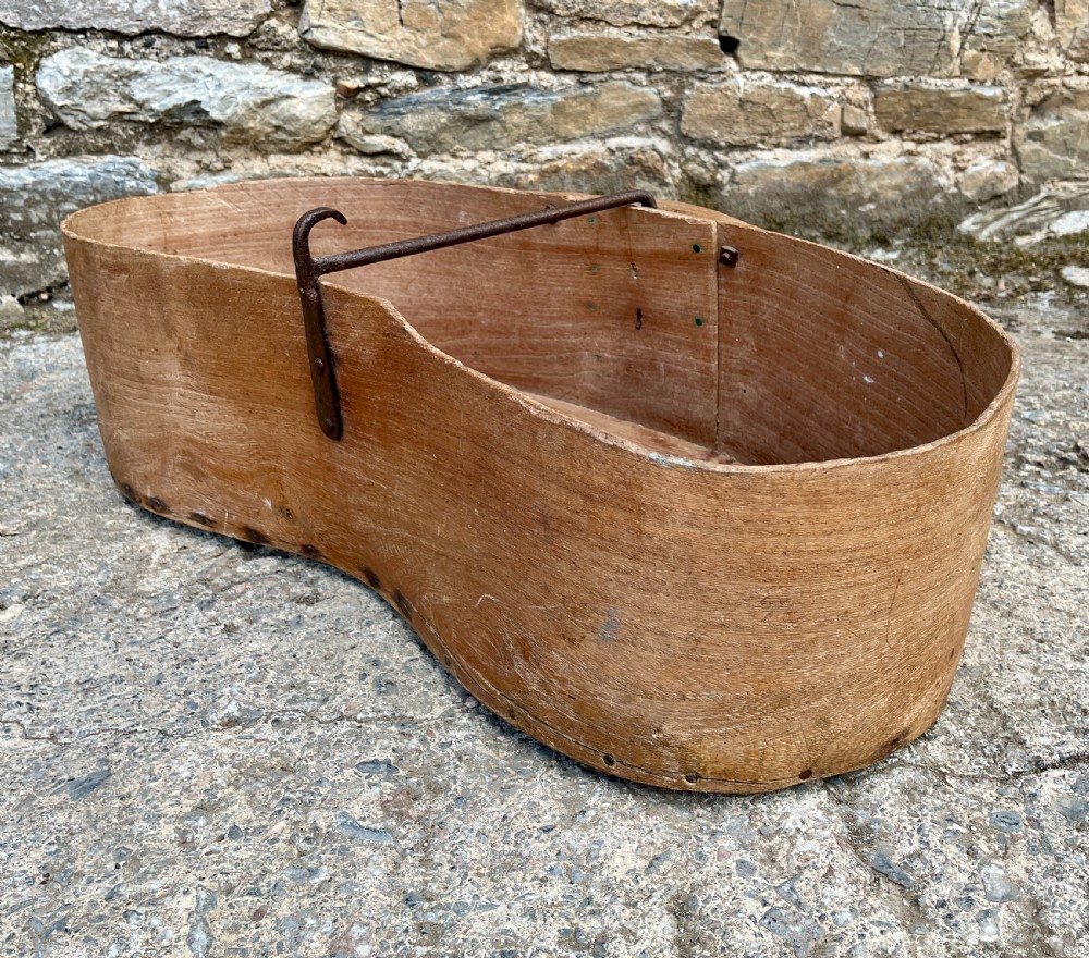 Antique East Anglian Bentwood Seed Lip View III
