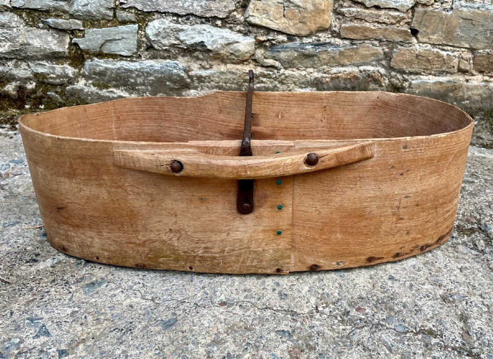 Antique East Anglian Bentwood Seed Lip View VII