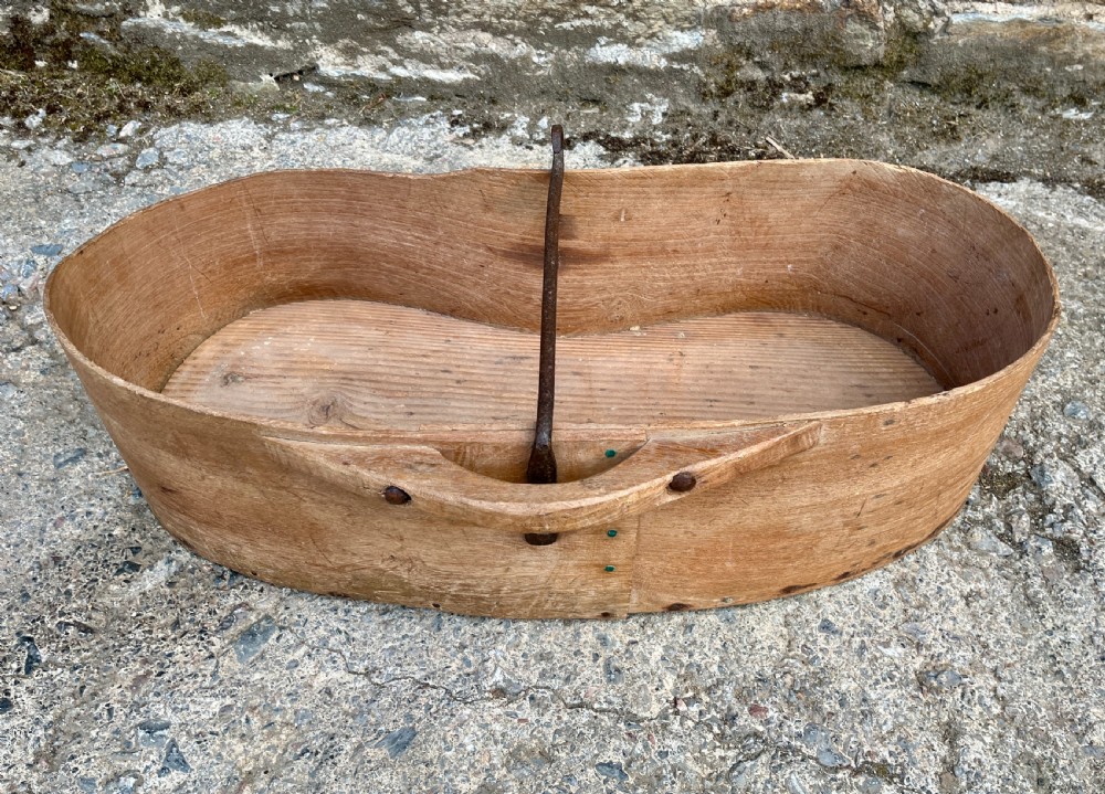Antique East Anglian Bentwood Seed Lip View IX
