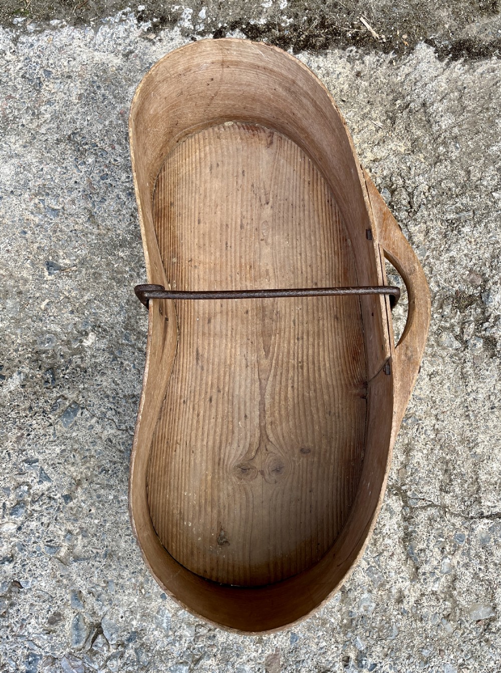 Antique East Anglian Bentwood Seed Lip View XIII