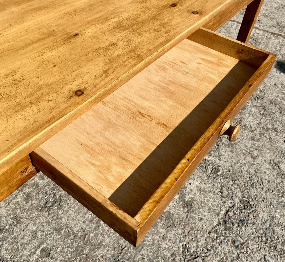 Antique Pine Farmhouse Table View VII