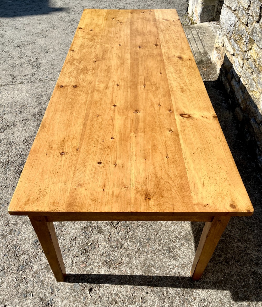 Antique Pine Farmhouse Table View VIII