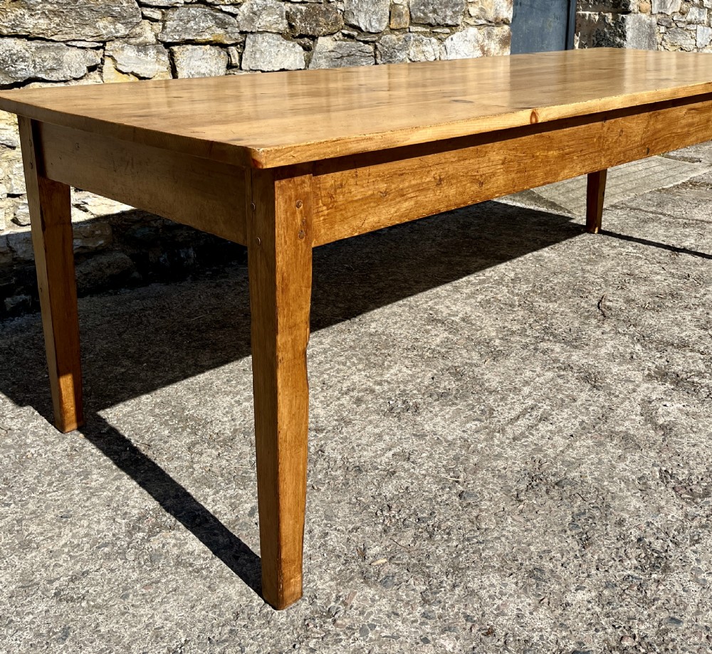 Antique Pine Farmhouse Table View XVII