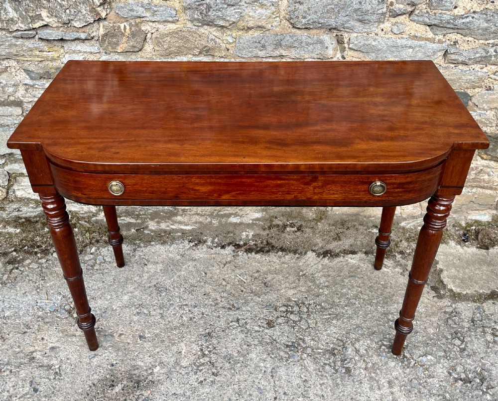 Regency Mahogany Breakfront Side Table