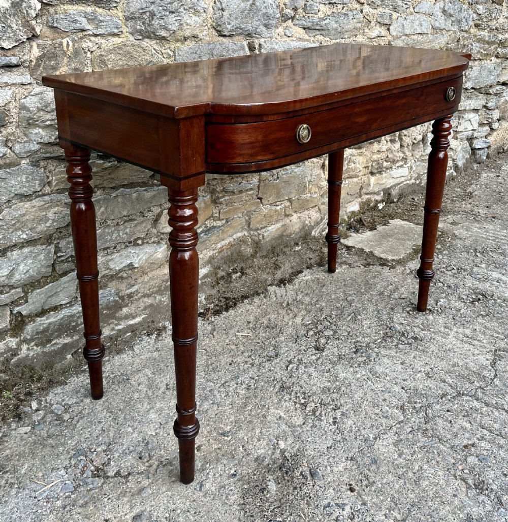 Regency Mahogany Breakfront Side Table View III