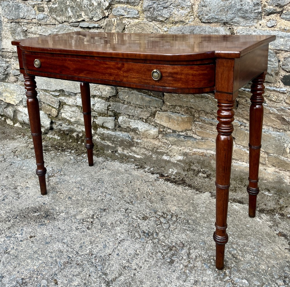 Regency Mahogany Breakfront Side Table View XI