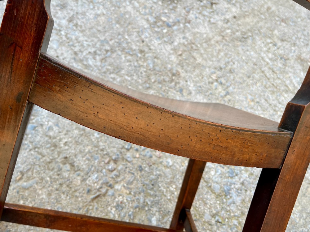 Set of 4 Georgian Suffolk Ball Back Chairs View XII