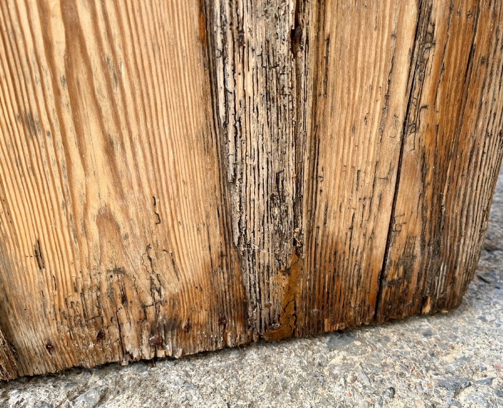 Antique High Back Pine and Elm Settle View XIV