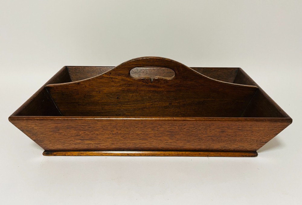 Antique Mahogany Cutlery Tray