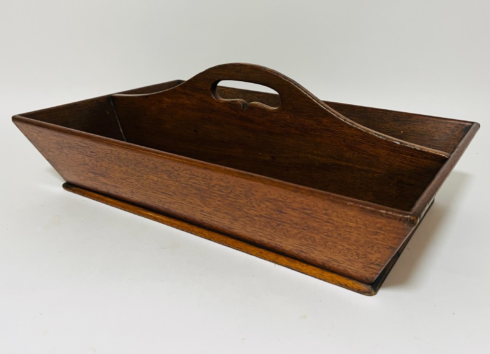Antique Mahogany Cutlery Tray View III