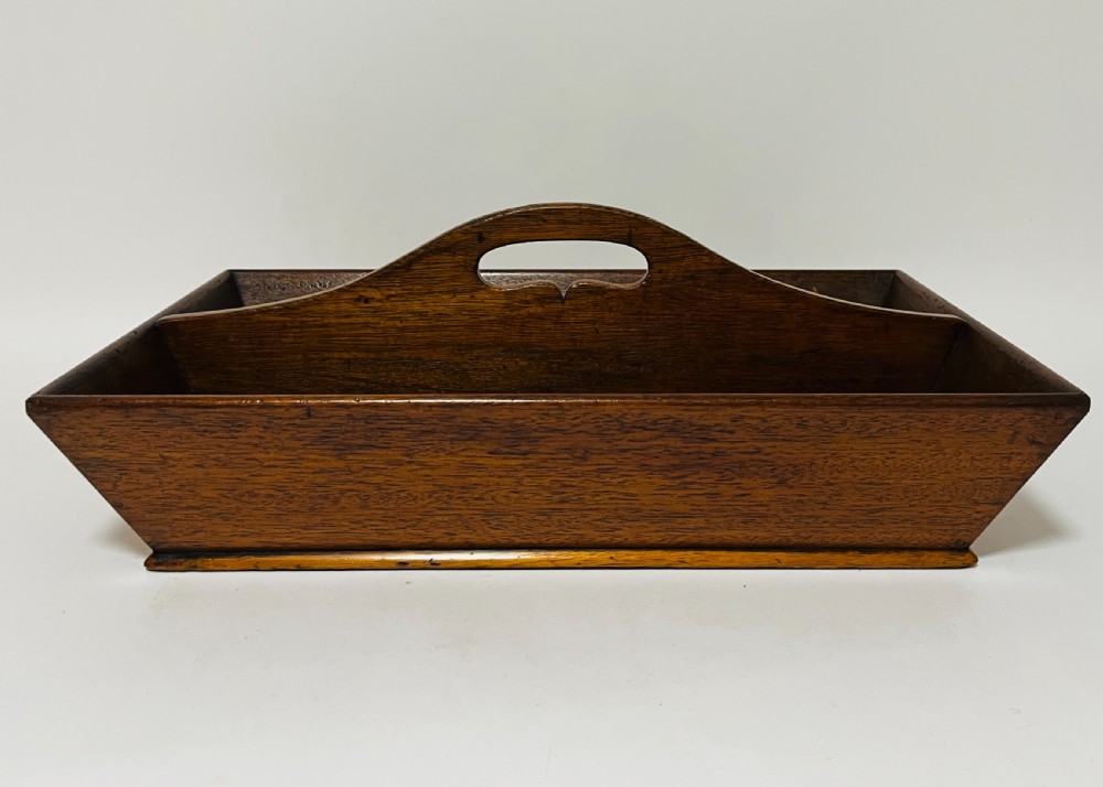 Antique Mahogany Cutlery Tray View VI
