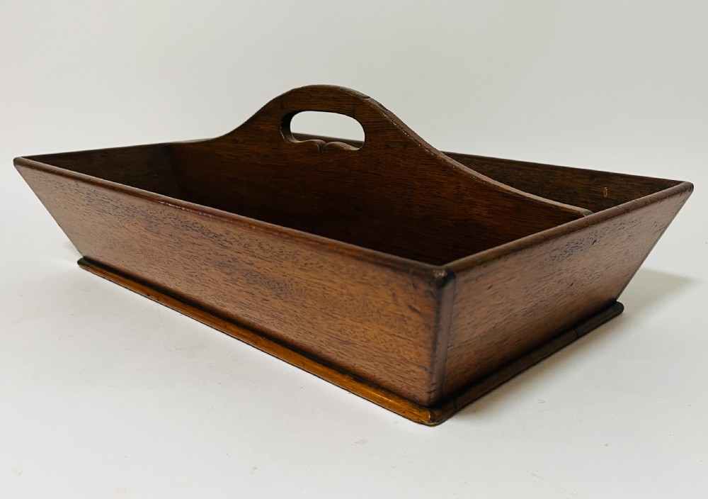 Antique Mahogany Cutlery Tray View IX