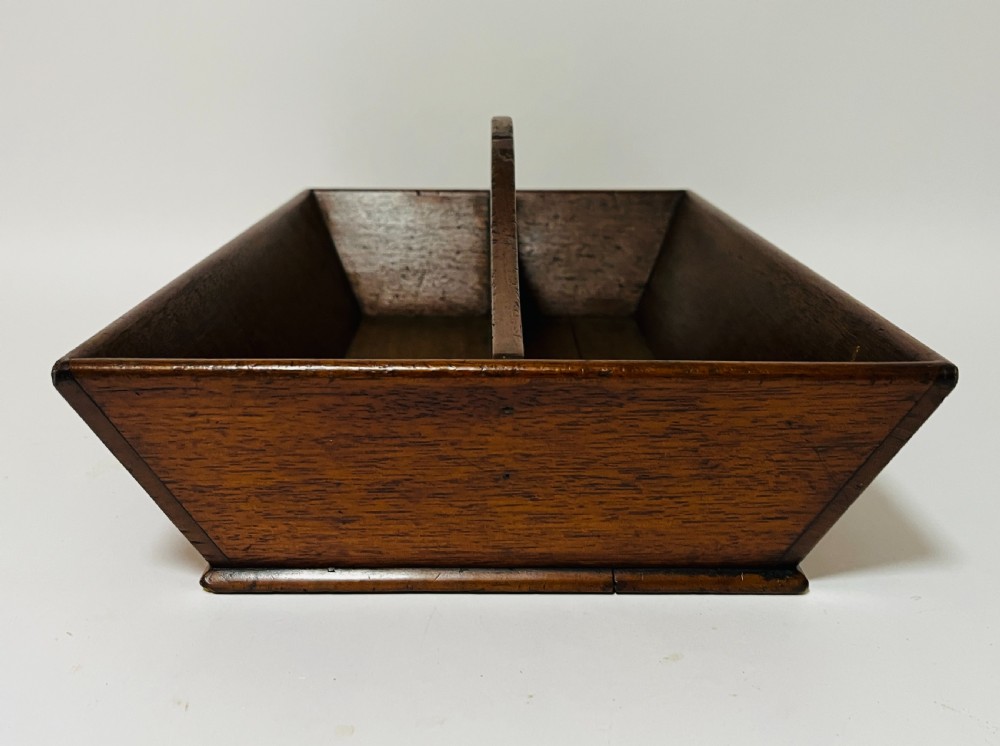 Antique Mahogany Cutlery Tray View X