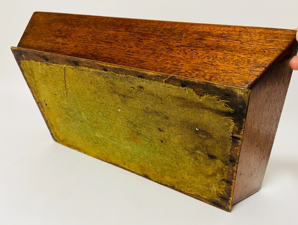 Antique Mahogany Cutlery Tray View XII