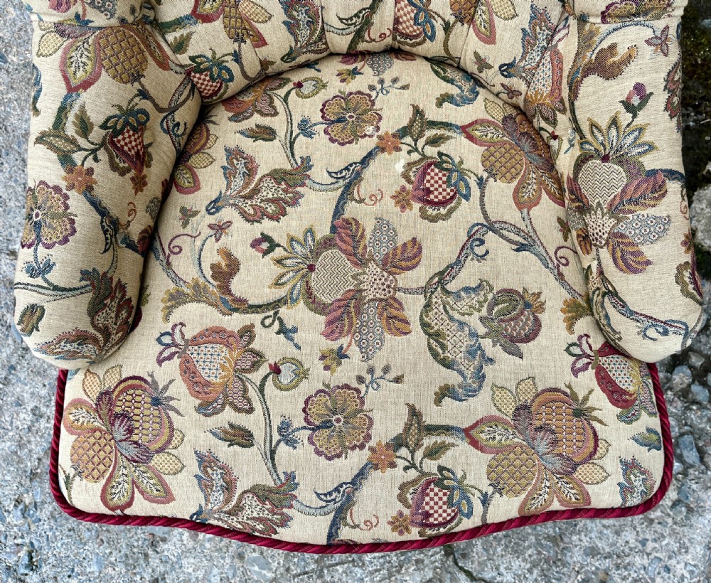 Victorian Button Back Nursing Chair View XII