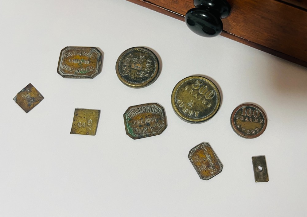 Antique Avery Apothecary Scales and Weights View II