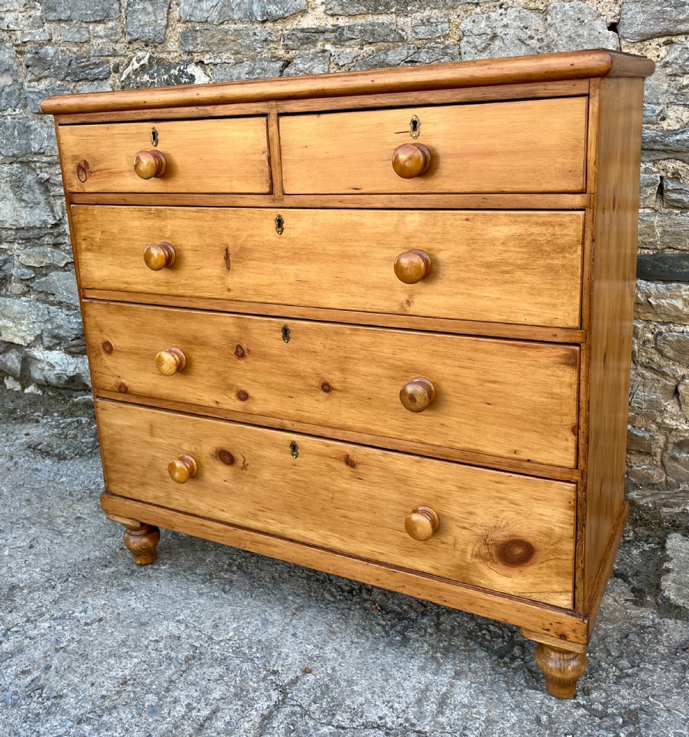 Antique Pine Chest of Drawers View VI