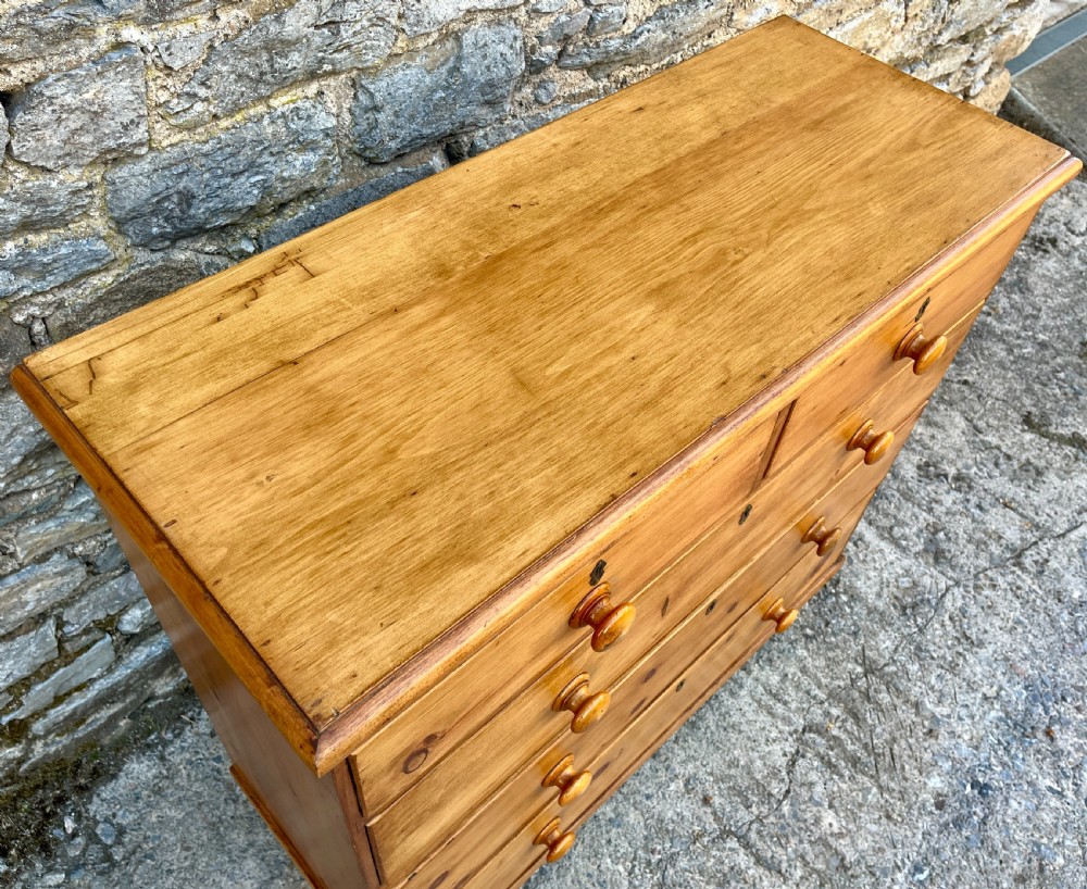 Antique Pine Chest of Drawers View VII