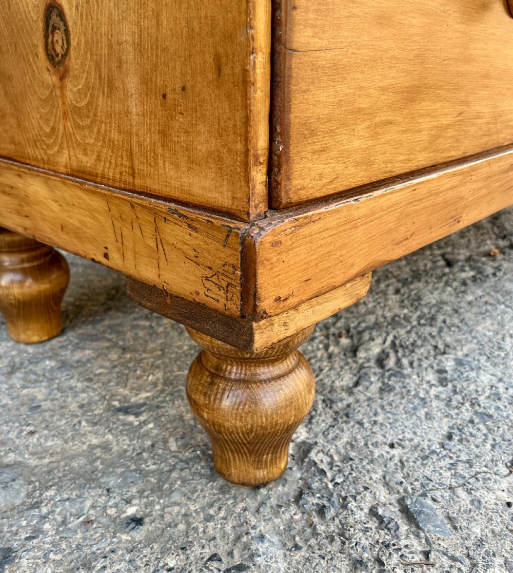 Antique Pine Chest of Drawers View X