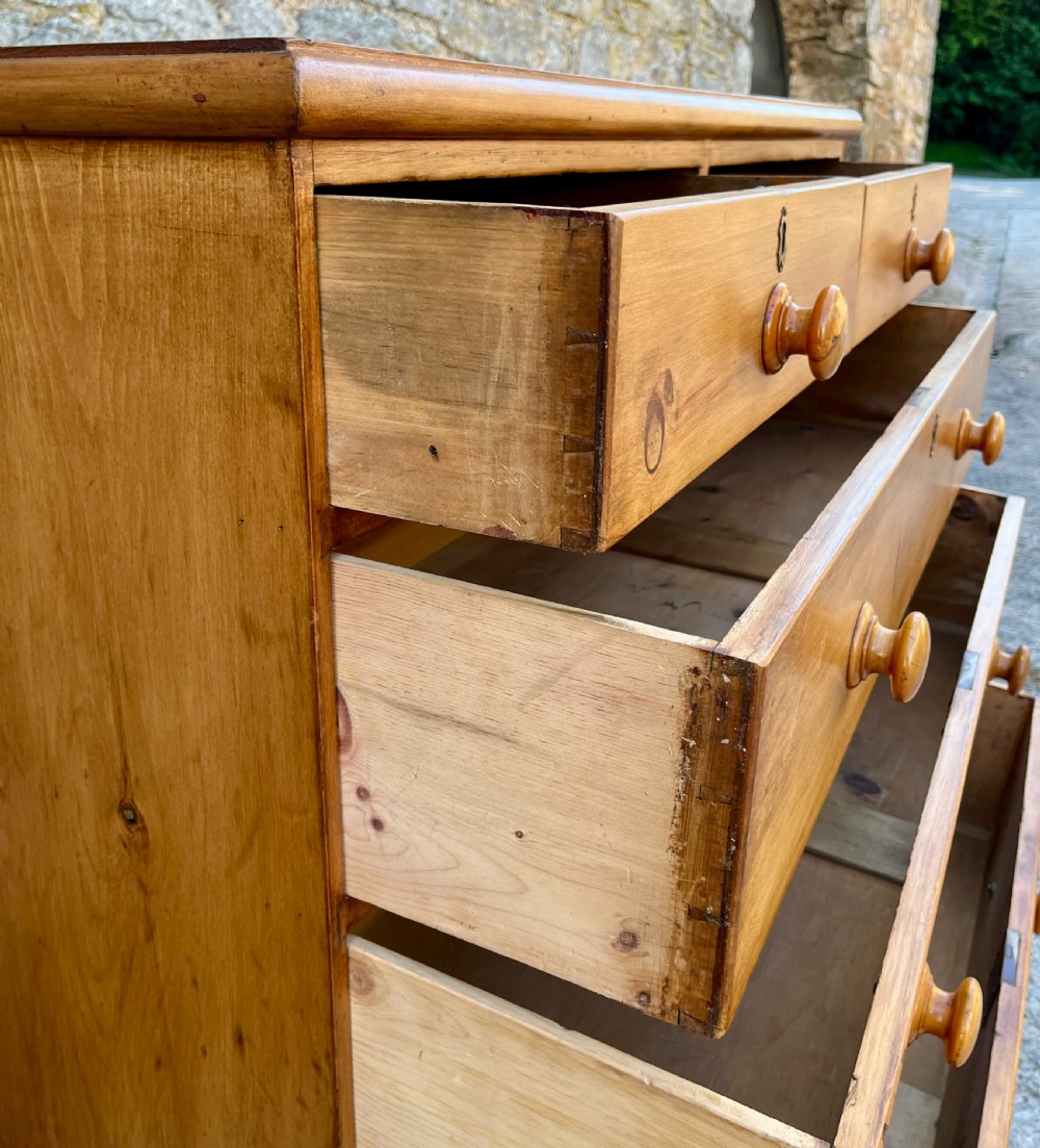 Antique Pine Chest of Drawers View XII