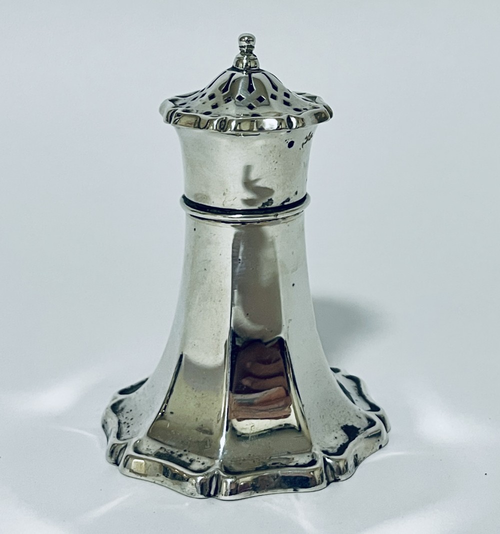Antique Silver Pepper Pot