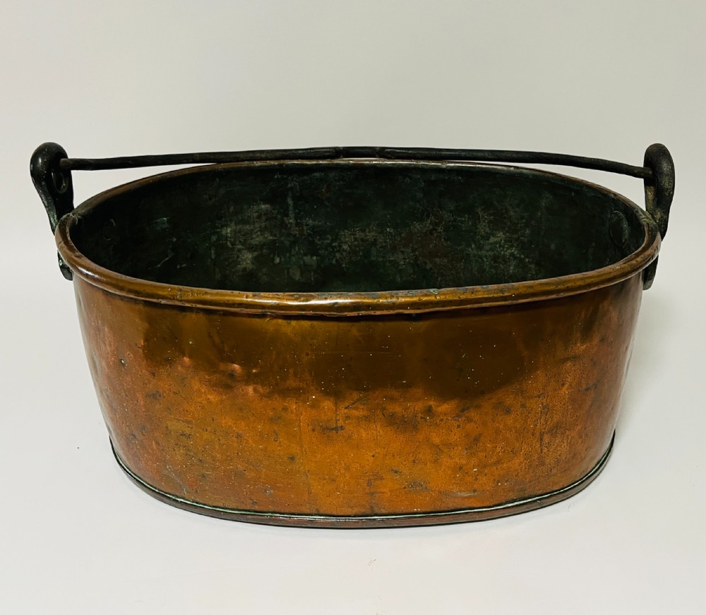 Large Victorian Copper Cooking Pot