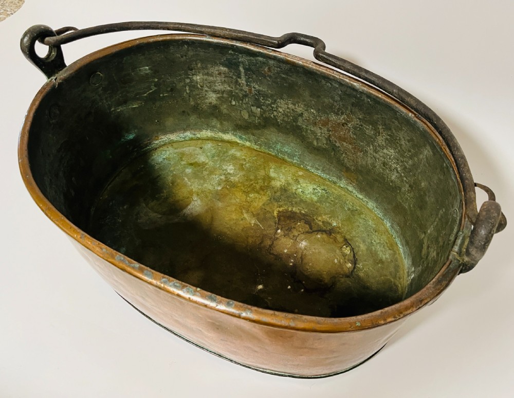 Large Victorian Copper Cooking Pot View II