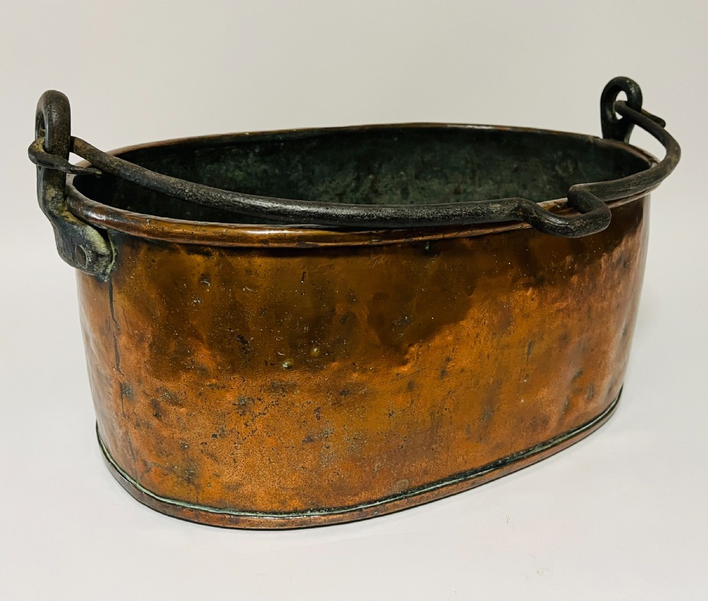 Large Victorian Copper Cooking Pot View III