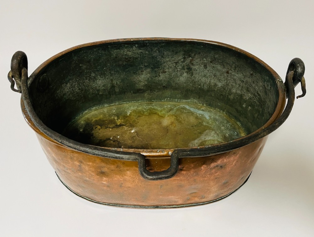 Large Victorian Copper Cooking Pot View IV
