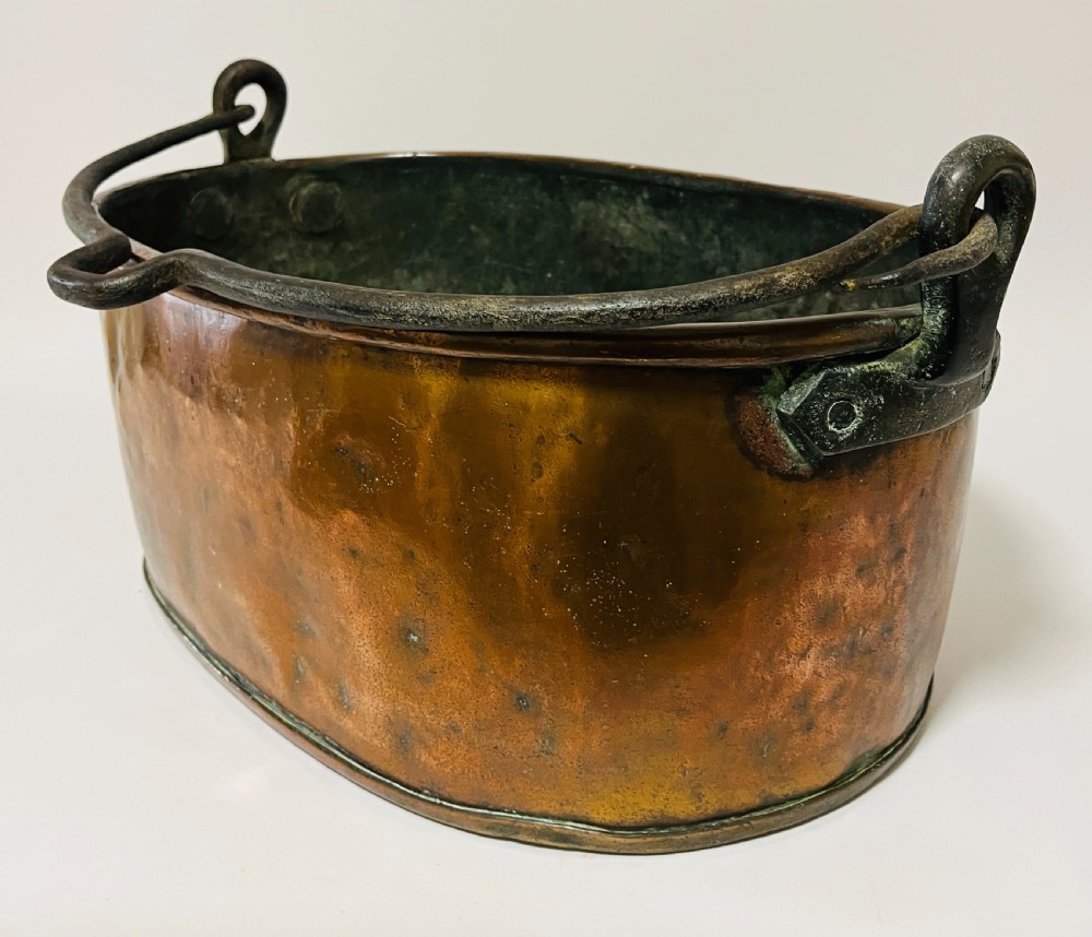 Large Victorian Copper Cooking Pot View VII
