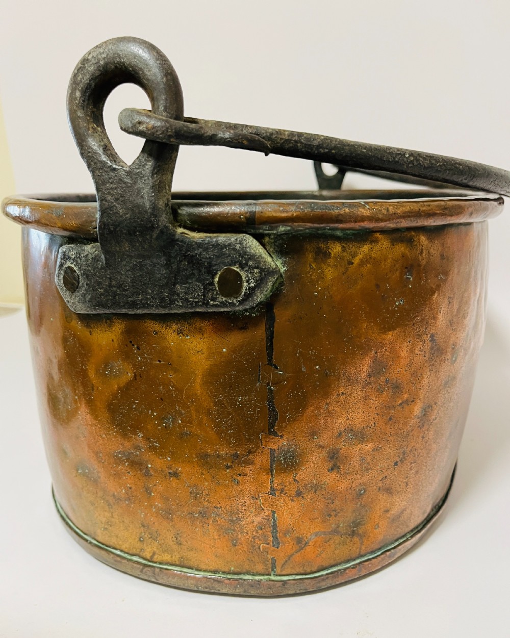 Large Victorian Copper Cooking Pot View VIII