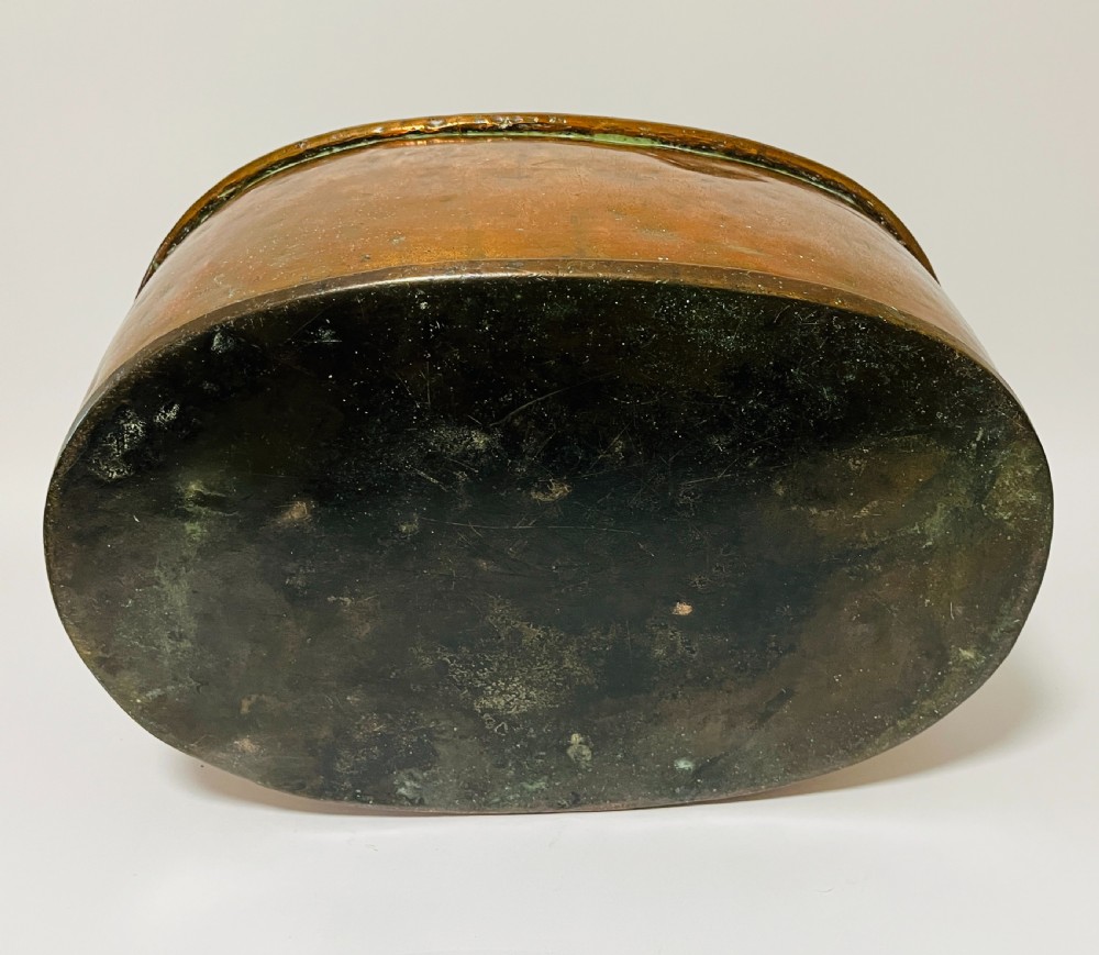 Large Victorian Copper Cooking Pot View XI