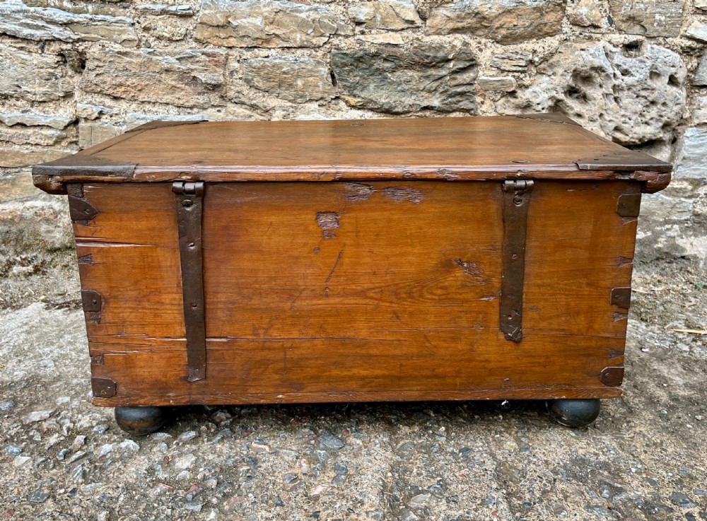 Anglo-Indian Teak Merchant’s Chest View X