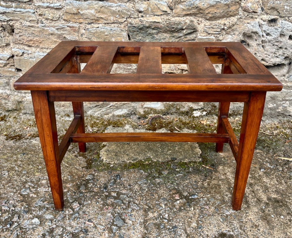 Antique Mahogany Luggage Rack View III