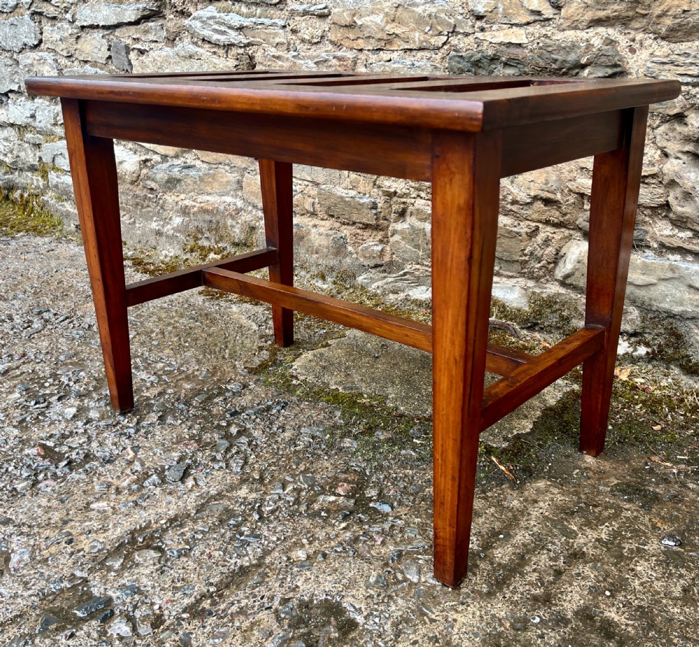 Antique Mahogany Luggage Rack View X