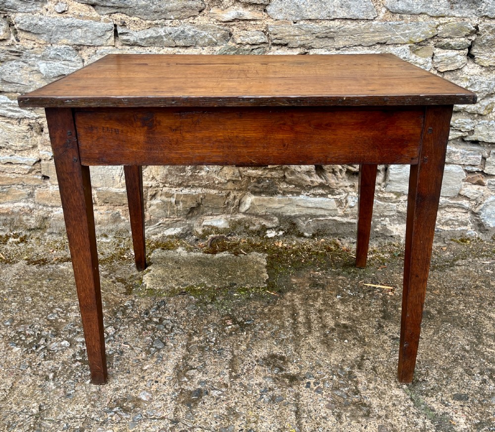 Georgian Provincial Oak Table View IX