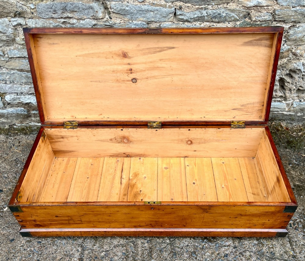 Large Antique Pine Military Chest View IV