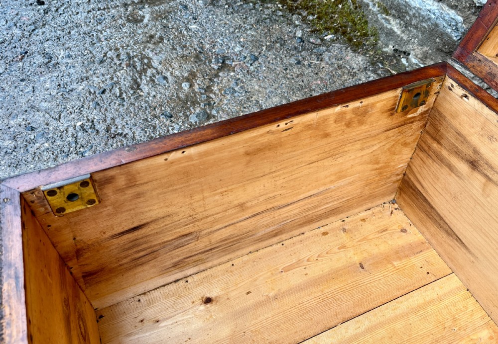 Large Antique Pine Military Chest View VI