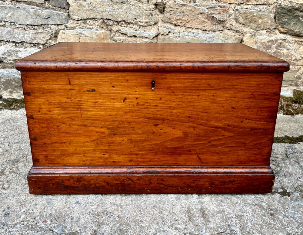 Small Antique Pine Box View II