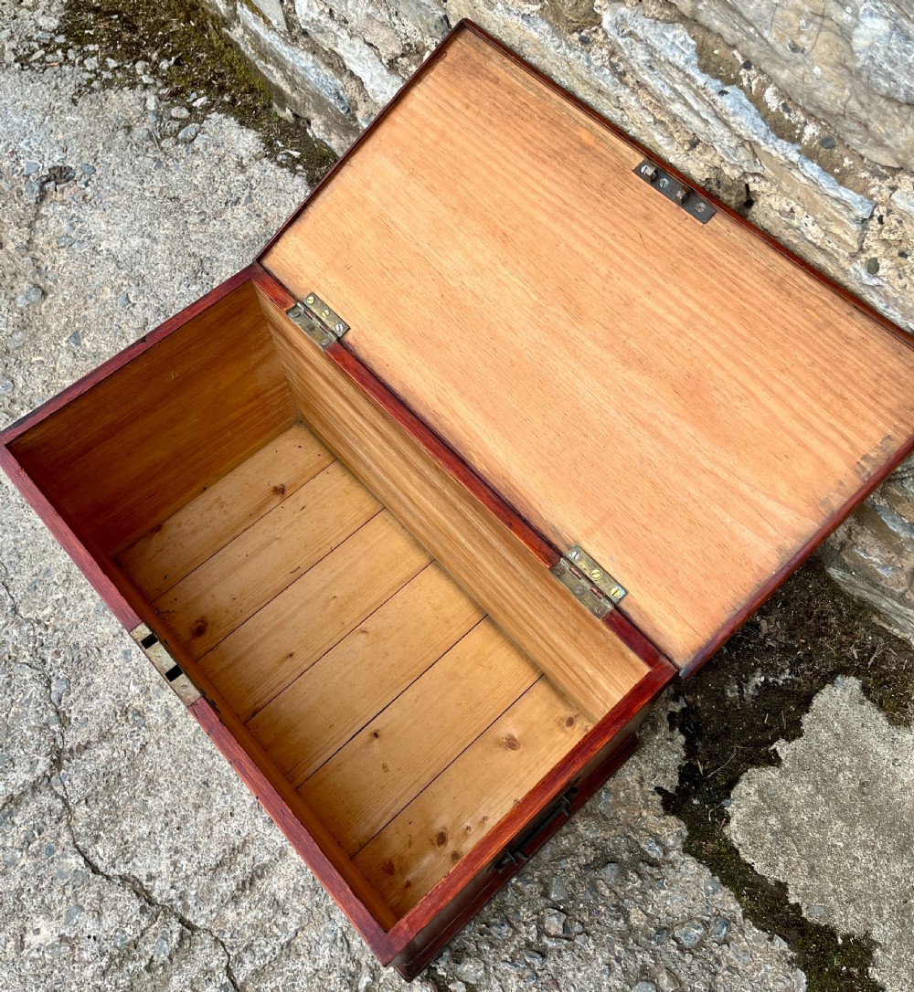 Small Antique Pine Box View V