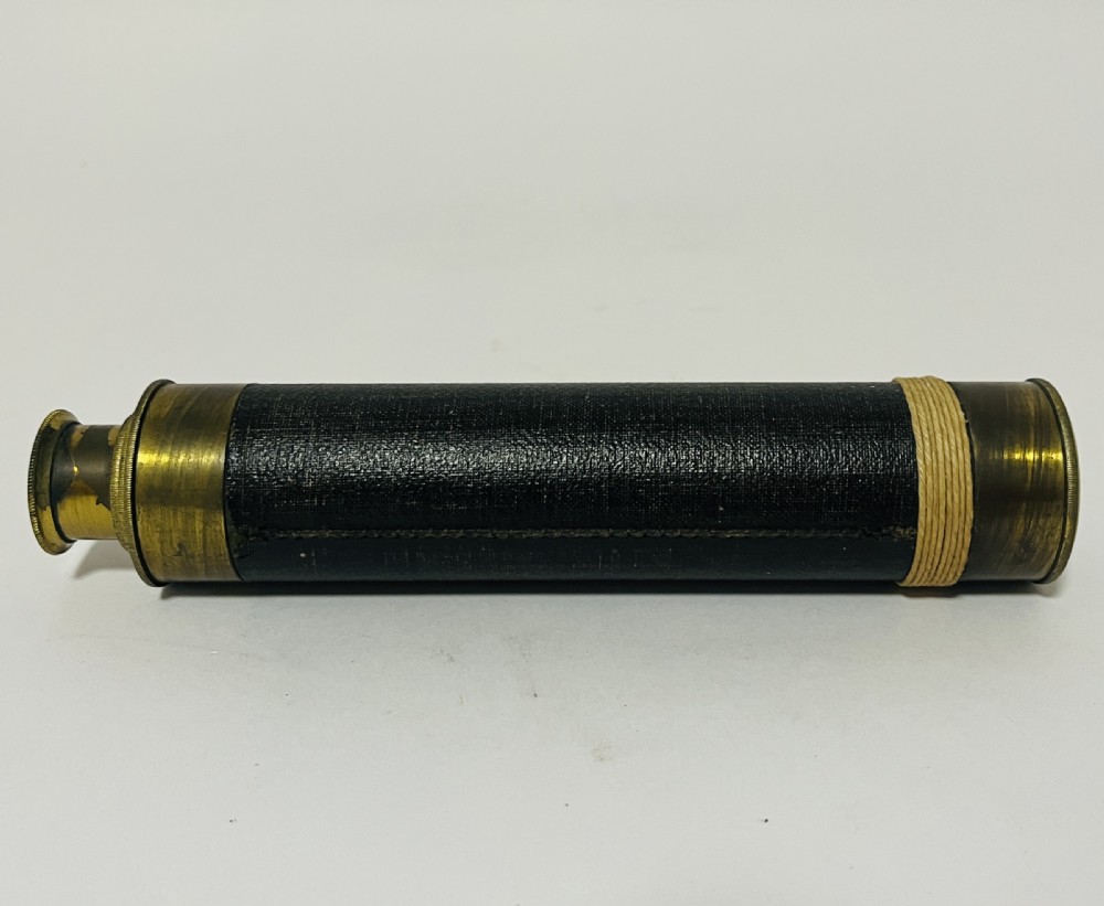 Antique 3-Draw Pocket Telescope View V