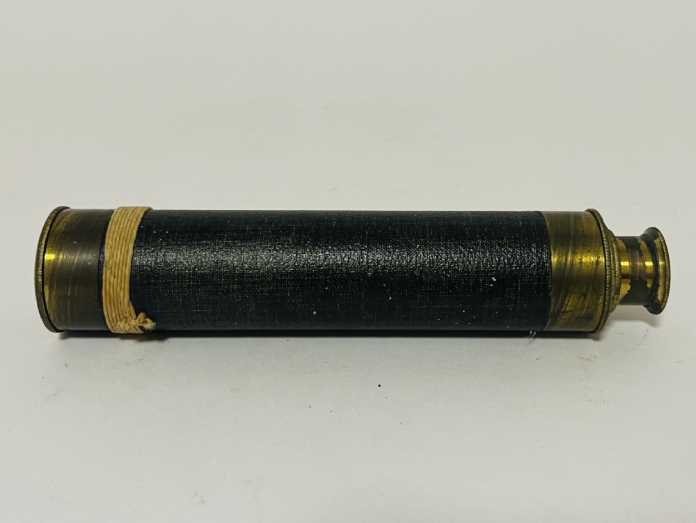 Antique 3-Draw Pocket Telescope View VIII