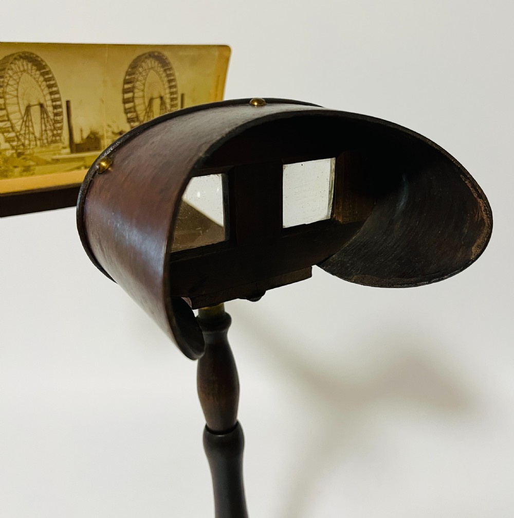 Antique Stereoscopic Viewer on Stand View IV