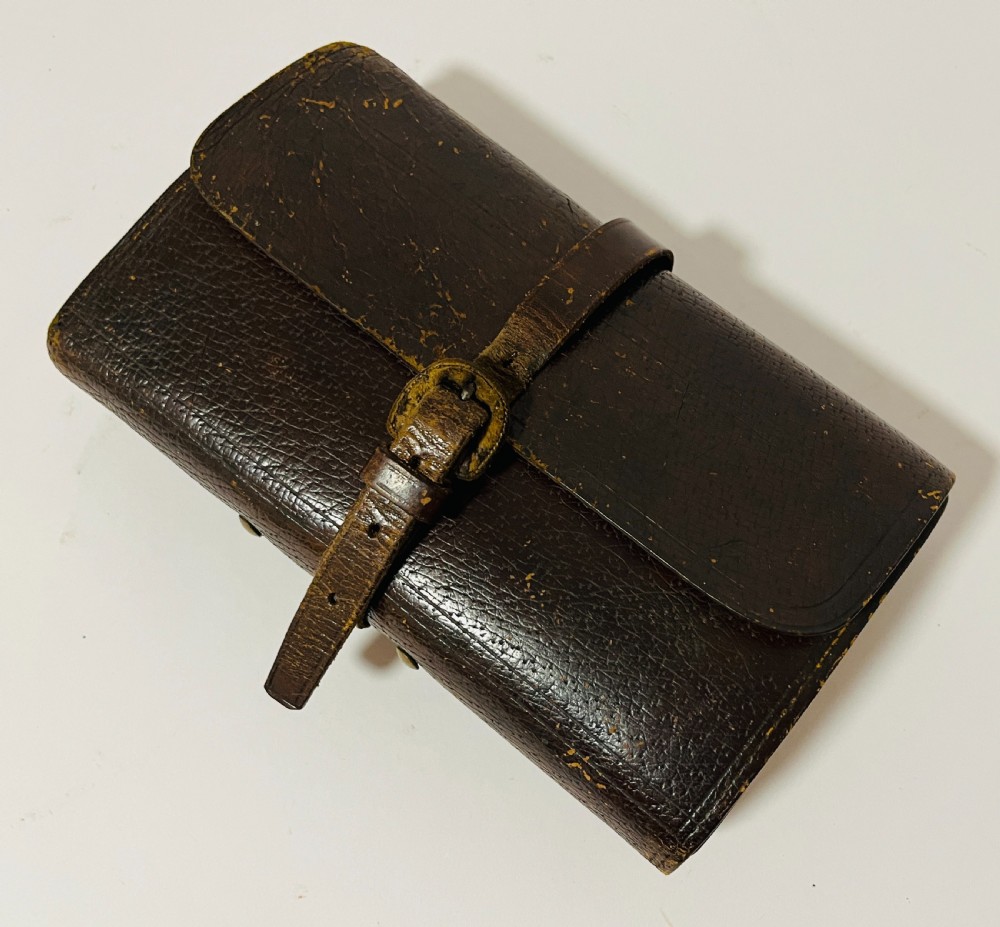 Antique Leather Fly Fishing Wallet