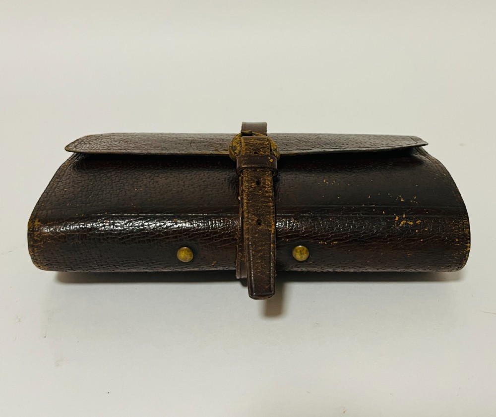Antique Leather Fly Fishing Wallet View II