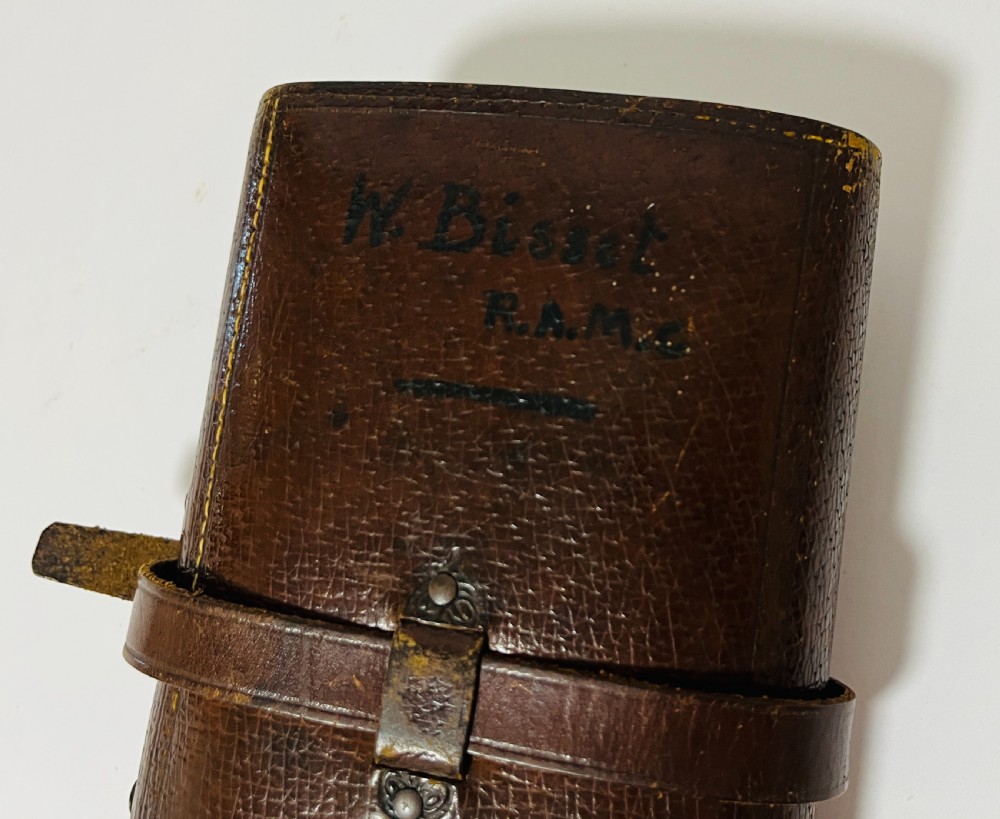 Antique Leather Fly Fishing Wallet View V
