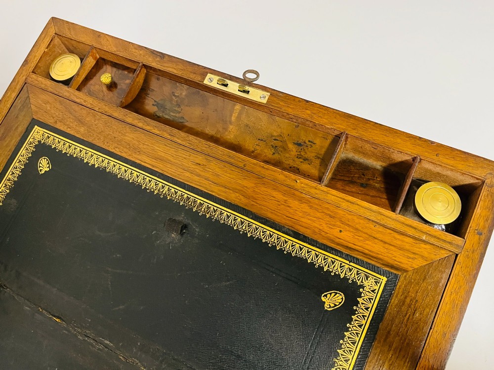 Antique Walnut Writing Slope with Secret Drawers View VI