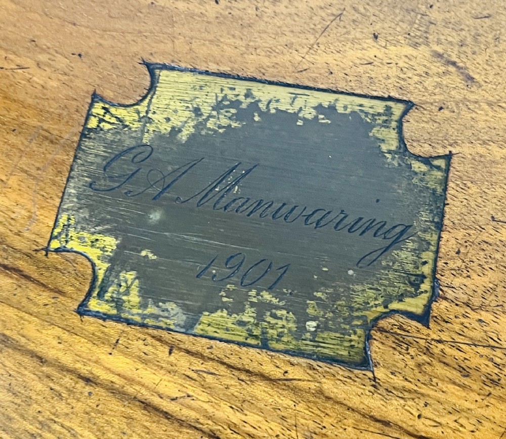 Antique Walnut Writing Slope with Secret Drawers View XV