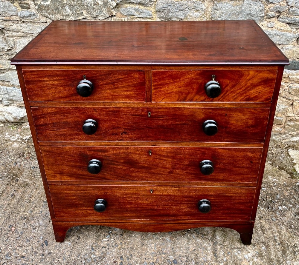Regency Mahogany Chest of Drawers View II